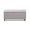 Baxton Studio Kaylee Beige Upholstered Button-Tufting Storage Ottoman Bench 128-7054 - alternate 4